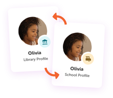 Reader account profile for both school and library account